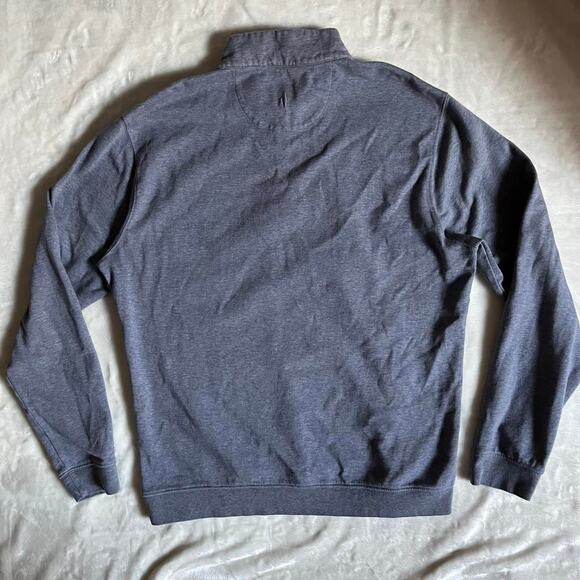 Johnnie-O 1/4 Zip Pullover Mens Large L Gray Stretch Relax Lounge Weekend - Picture 4 of 8